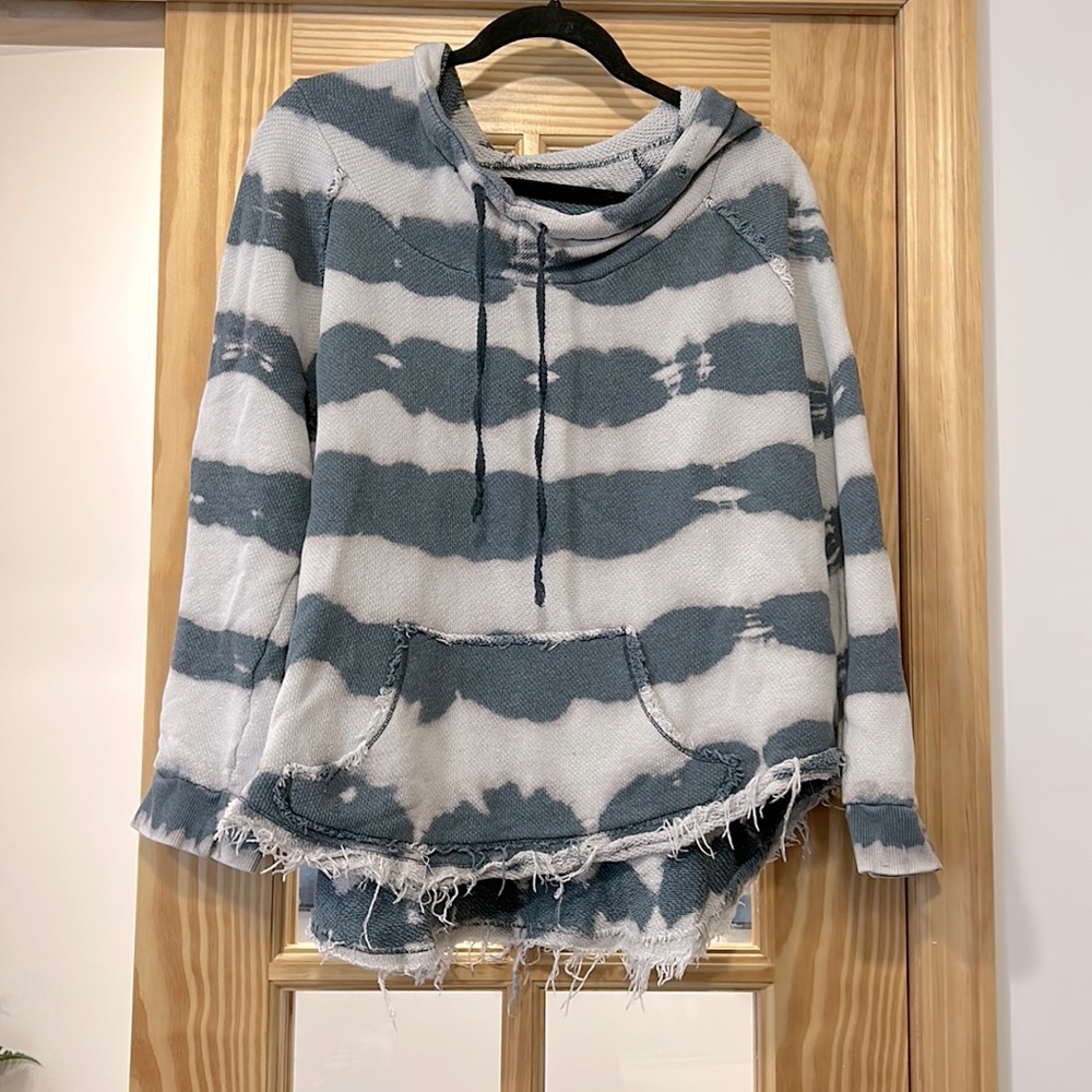 Free People Distressed Sweatshirt